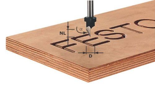 Festool 491003 Schriftenfräser HW S8 D11/60º
