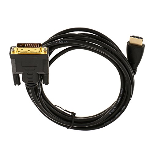 Adapterkabel HDMI (25-pol.) auf DVI, Stecker/Stecker, High Speed HDMI-DVI Kabel HDTV Cable, 1M bis 3M - 3M / 10ft