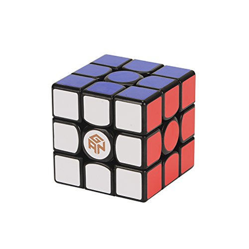 Roxenda Gan 356S V2 (Lite) 3x3 Smooth Magic Cube Ganspuzzle Speed Cube Puzzles Black with Cube Stand and Bag