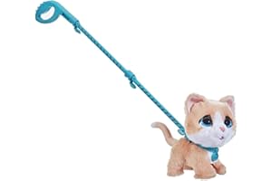 FurReal Hasbro Walkalots - Gattino Peluche interattivo, Divertenti Suoni e andatura saltellante, Bambini dai 4 Anni in su