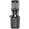 Kuvings AUTO6 Gunmetal Black Hands-Free Cold Press Whole Slow Juicer, Automatic Fruit Cutting Technology, Patented JMCS Technology (10% More Juice), 12Yr Motor Warranty, Best Fruit & Vegetable Juicer