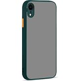 GGM GİYİM &amp; AKSESUAR iPhone Xr ile Uyumlu Arka Kısmı Mat Şeffaf Yapıya Sahip Kenarları Silikon Tpu Malzemeden &Uuml;retilmiş Renkl