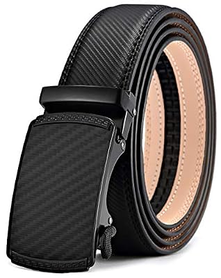 BULLIANT Ceinture Hommes, Ceinture Slide À Cliquet Pour Hommes, Cuir Véritable, Garniture Adaptée