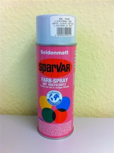 SparVar Lackspray RAL 7035, 400 ml, seidenmatt, lichtgrau, 6099149