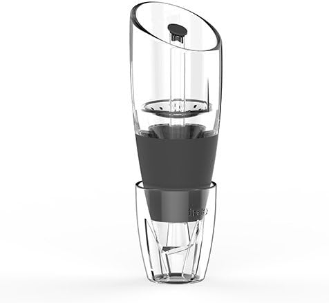 True 2973 Aereo Wine Aerator, Black and Clear, 1