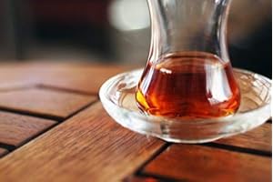 Topkapi - Juego de 6 posavasos Zeynep, para vasos de té turcos, redondos, diámetro de 10,2 cm