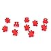 10PCS Small Hairpins Hair Claws Flowers Gripper Children Baby Girl Hair Clip Clamp Bangs Hair Accessories -RED