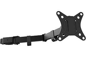 PUTORSEN 17-32 Pulgadas Soporte Monitor, Brazo Monitor para Planas y Curvas, Movimiento Inclinación y Giro, MAX Load 9kg, VESA 75x75/100x100mm