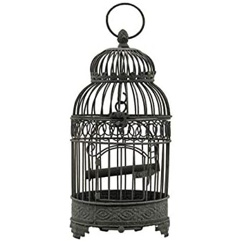 Chemindecampagne Style Ancienne Petite Cage à Oiseaux En