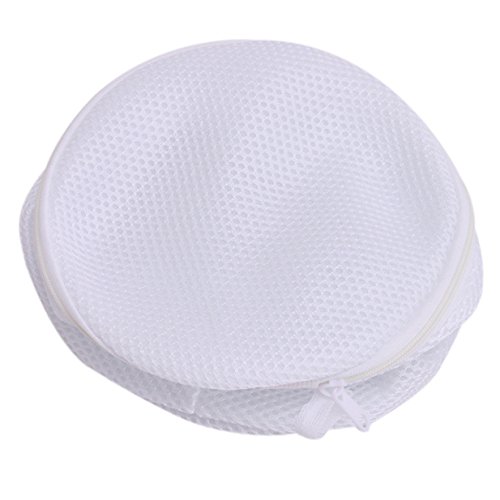 Lalang Wäschesack, Wäschenetz Wäschebeutel mit Reißverschluss Ideal für BH Waschbeutel, Unterwäsche, Socken, Strumpfhosen, Babysachen (Weiß) - 5