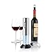 Produktbild zanmini Elektrischer Korkenzieher Automatischer Weinöffner Weinflaschenöffner Schraubenzieher Set mit Wine Folienschneider, Weinausgießer, Weinflaschenverschluss - Akkubetrieb