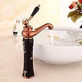 Eeayyygch Wasserhahn Kupfer Keramik Wasserhahn, Bad Wasserhahn, Einpolige Steuerung Heiß und Kaltmischbatterie, Wasserhahn, (Farbe : -, Größe : -)