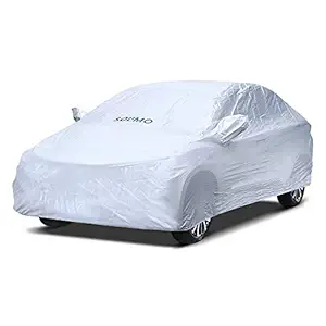 Amazon Brand - Solimo UV Protection & Dustproof Car Cover for Maruti Dzire (2017) (Silver)-Suitable for Dzire models after 2017