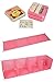 Pink rack wardrobe plug-in rack shelf shelves high rack childrens' sideboard with cute motif pictures