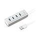 Anker Unibody USB 3.0 4-Port Aluminum Hub with Built-in 1.3-Foot USB 3.0 Cable