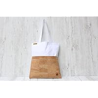 Tasche Natur Kork S.A.N.D. // weiß