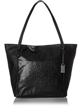 Tom Tailor Denim Damen Helena Schultertasche, Schwarz (Schwarz), 12.5 x 33 x 44 cm