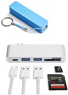 4 in 1 C Hub With Power Delivery And Power Bank Portable Usb Battery Charger