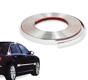 Vocado 10mm Side Window Chrome Beading Roll 15 Meter-Renault Kwid