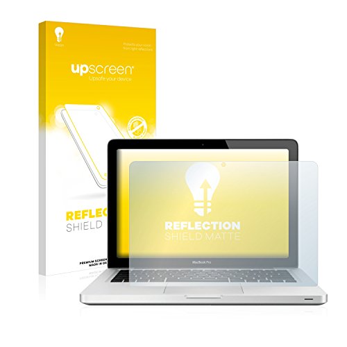 upscreen Reflection Shield Displayschutzfolie Apple MacBook Pro 13.3" Mitte 2012 - inkl. umliegender Fläche Schutzfolie Matt – Entspiegelt, Anti-Fingerprint