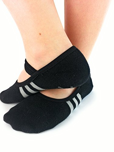Sehr bequeme Damen Socken mit Massage Funktion, anti-rutsch. WeWee abs Socken sind ideal für Fitness, Yoga, Pilates und andere Fitness, Einheitsgröße, passend für Größe 37-41 - 5