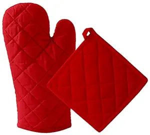 DM COOL COTTON - Oven Glove & Pot Holder Set (Assorted)