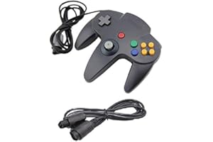 DARLINGTON & Sohns - Controller per Nintendo 64 N64 Joystick, colore: Nero