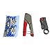 Produktbild Koax-Kabel-Crimper, Koaxial Kompressions Tool Kit, Kabel-TV Crimpzange Set, Abisolierzange mit 20 F RG6 RG59 Stecker