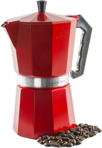 Andrew James – 9 Tassen Espressokocher Im Italienischen Stil – Rot – Inklusive Dichtungsring Andrew James – 9 Tassen Espressokocher Im Italienischen Stil – Rot – Inklusive Dichtungsring Bilder