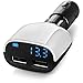 Produktbild USB-Zigarettenanzünder-Splitter für Kfz-Ladegeräte, duale 2,4-A-USB-Spannungsanzeige mit digitalem Voltmeter für iPad und iPhone 3, 3Gs, 4, 4s