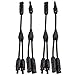 Produktbild Knossos 2Pair Y Branch MC5 Male Female Solar Panel Cable Branch Connector Black