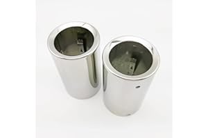 BVDOUE Auto Terminali Tubo Punta di Scarico Marmitta Copertura Silenziatore, per Mazda MX-5 mx5 2015 2016 2017 2018 2019 2020 Accessori per Lo Styling della Modifica Dell'auto