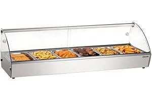 BARTSCHER Vitrine chauffante - 6 x GN 1/3