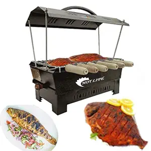 Hot Life Charcoal Barbeque Grill with 6 Wooden Handle sweakers Big