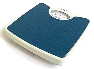Majron Deluxe Manual Analogue Weighing Scale upto 130 kgs capacity for human body weight machine for home (Mechanical Weighing Machine)- Blue