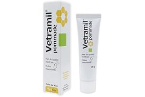 Anidev - Vetramil Pommade - Protège Et Soulage Les Peaux Fragilisées - Multi-espèces - À Base De Miel - Huiles Essentielles - 30g