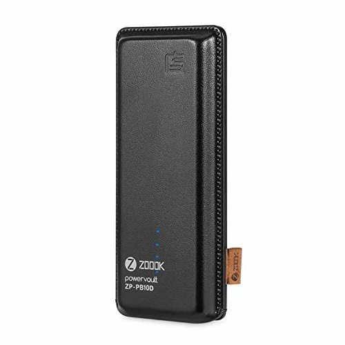 Zoook ZP-PB10D 10000mAH Power Bank with Battery Indicators (Black)