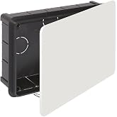 RASMACOR | Recessed register box 200x130x60 | Lid with metal claws | Built-in electricity box 200x130 | Solera 614 | Easy Ins