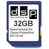 DSP Memory Z-4051557428737 32GB Speicherkarte f&uuml;r Canon PowerShot SX710 HS