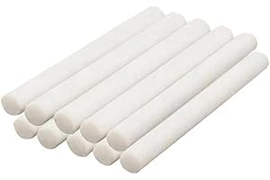Fiorky Filtro Bastoncini di Cotone Umidificatore Bastoncini di Spugna Filtro Wick Strip, 10 Pezzi/Borsa Filtro Spugna Stick Diffusore di aromi for l'ambiente Accessori for Il Nucleo del