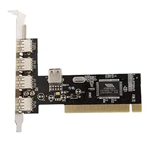 Generic Speed USB 2. 0 5 Port PCI (4+1) HUB Card Controller PC Adapter