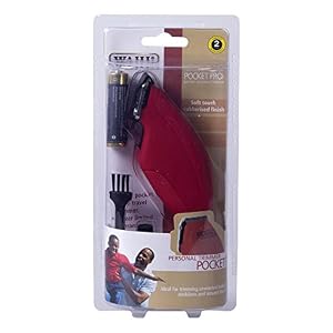 Wahl Afro Pocket Pro Hair Trimmer Battery, Red Rubberised - Image 3