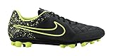  Nike Tiempo Genio Leather AG-R, Botas de fútbol para Hombre, Negro Black-Volt, 44 EU