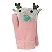Produktbild sunnymi für 2-8 Jahre Baby Niedlich Weihnachten Handschuhe Verdicken Nähen Winter Warme Straps (Rosa C, 16cm)