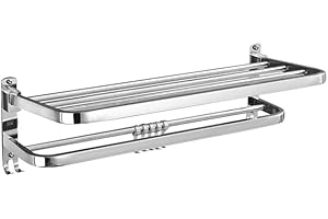 WNQOU Toallero de pared, no perforado, de pared, con gancho para toallas, gancho para albornoz de baño (50 cm)