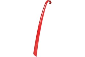 Navna - Calzascarpe con sollevatore, ausilio per scarpe da viaggio, con manico lungo, in plastica, per anziani, per uomini, bambini e adulti