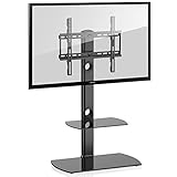 【DISEÑO HUMANIZADO】- Todos los cables son ocultado detrás del pilar con la hebilla. El soporte de montaje es desmontable para ser utilizado como un soporte de pared de TV si es necesario. Incluye todo el hardware necesario y el manual de instrucciones.