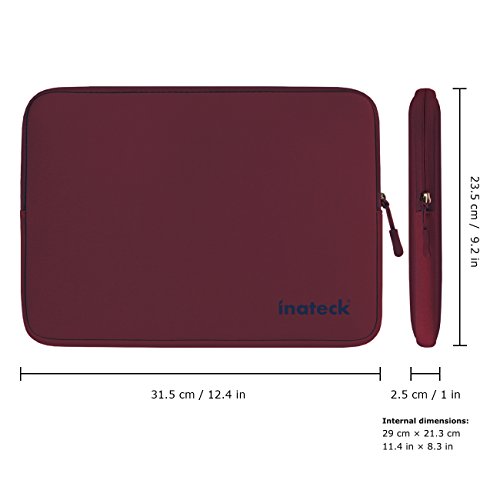 [Inateck] Weiche Neopren Laptop Hülle/Tasche/Sleeve Tasche für MacBook 12″/Air 11,6″, Acer, ASUS, HP, Lenovo und Dell - 5