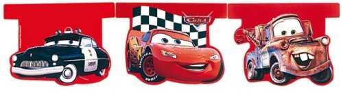 Flaggenbanner * Cars Red * 2,7 m