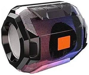 hoatzin Powerpact Stereo 10 Watt 2.0 Channel Wireless Bluetooth Portable Speaker (Black)